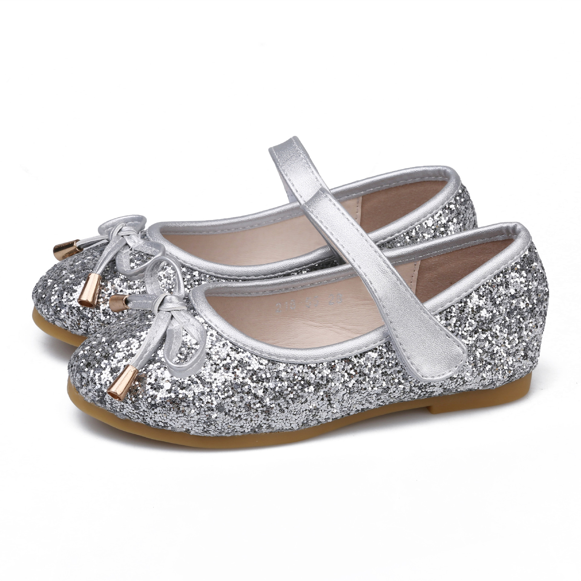 Zapatos de cuero para niñas zapatos para niños zapatos de mujer 2023 nuevo reloj de vestir Zapatos de rendimiento de cristal brillante Niña princesa zapatos para niños