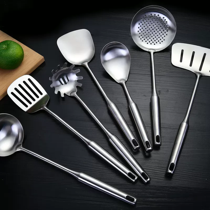 spatula из нержавеющей стали 304 кухонные принадлежности, ложка для каши, лопатка для жарки, ложка для риса, ложка для готовки, рыбная лопатка, лопатка для слива, прочные лапша