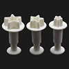 DIY Tools 3PCS Geometric Flower Spring mold Biscuit Flore Cake Mold Set Spot