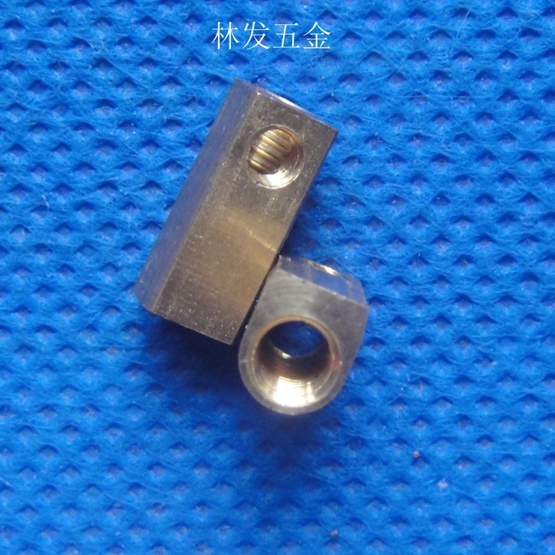 供应M3开关铜柱东莞林发加工做六角双通智能开关机板异形铜柱