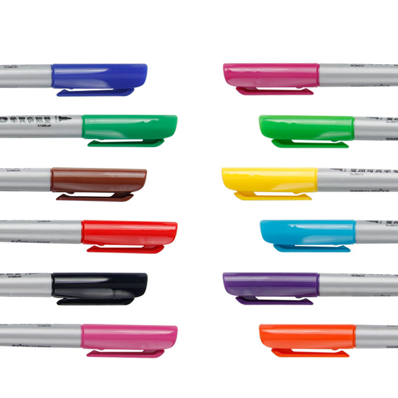 Male lion 12 -color double -headed oil -based strange pen hook line…