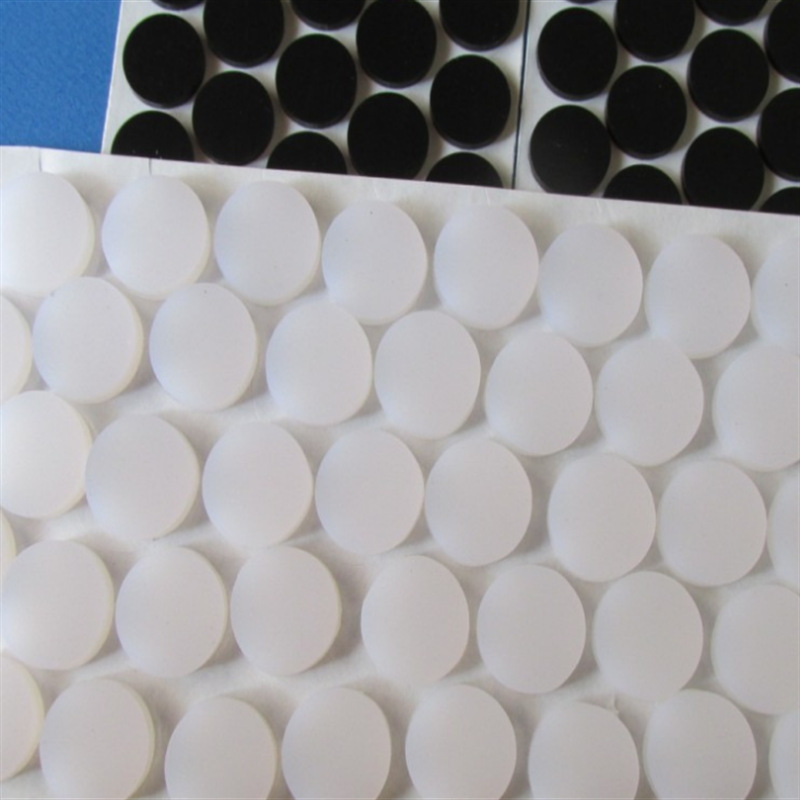 厂家直销硅胶垫片白色防滑 透明硅胶脚垫 防水黑色密封垫圈