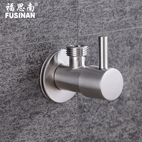 Special External Products 304 Stainless Steel Triangular Valve Hot Water Heater Toilet Sink Basin Cold Hot Octagonal Valve Manufacturer