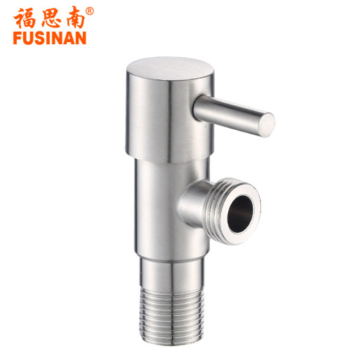 Special External Products 304 Stainless Steel Triangular Valve Hot Water Heater Toilet Sink Basin Cold Hot Octagonal Valve Manufacturer