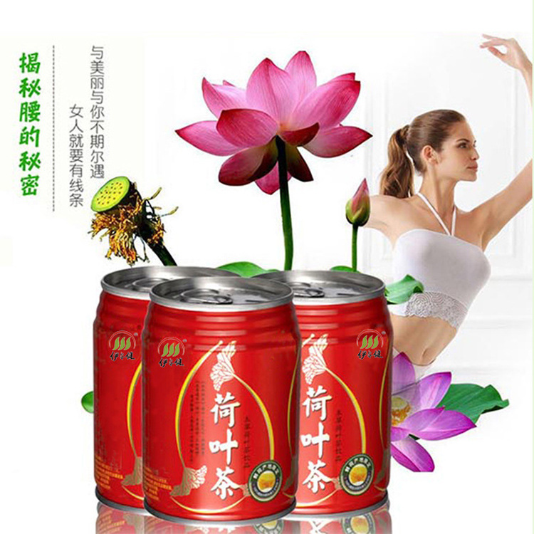 跨境外贸能量饮品代加工 荷叶茶功能饮料 易拉罐功能饮料罐装OEM