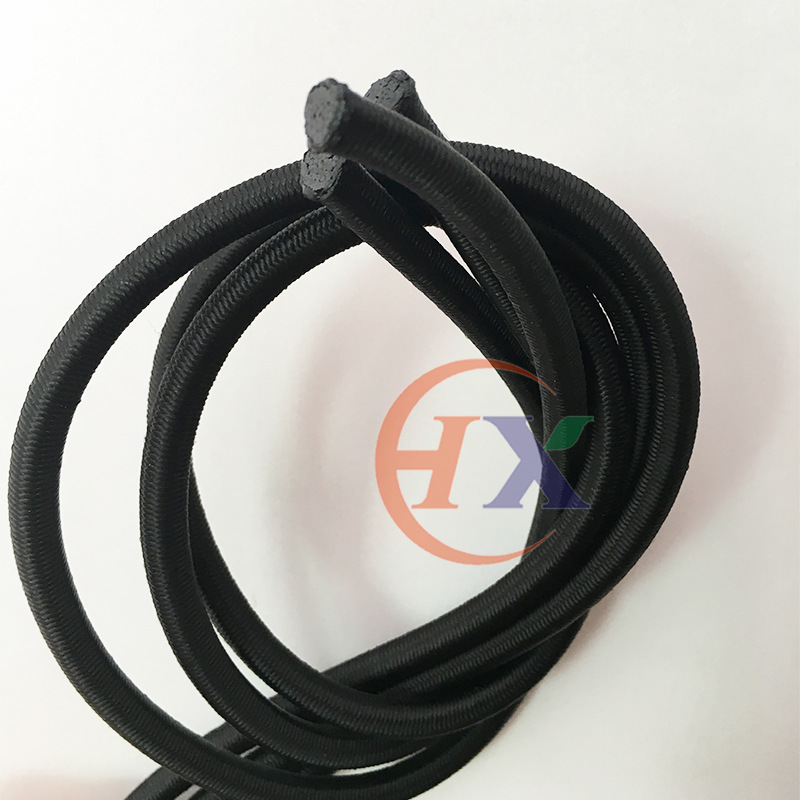 供应户外 高强拉力弹力绳 防护松紧绳现货 耐磨抗uv涤纶弹力绳