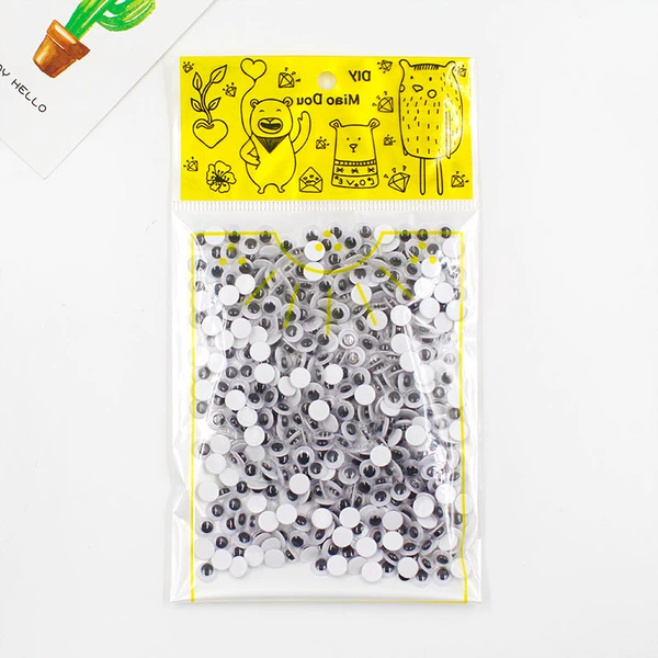 3#Black Eye Beads (0.6cm) 430 pieces