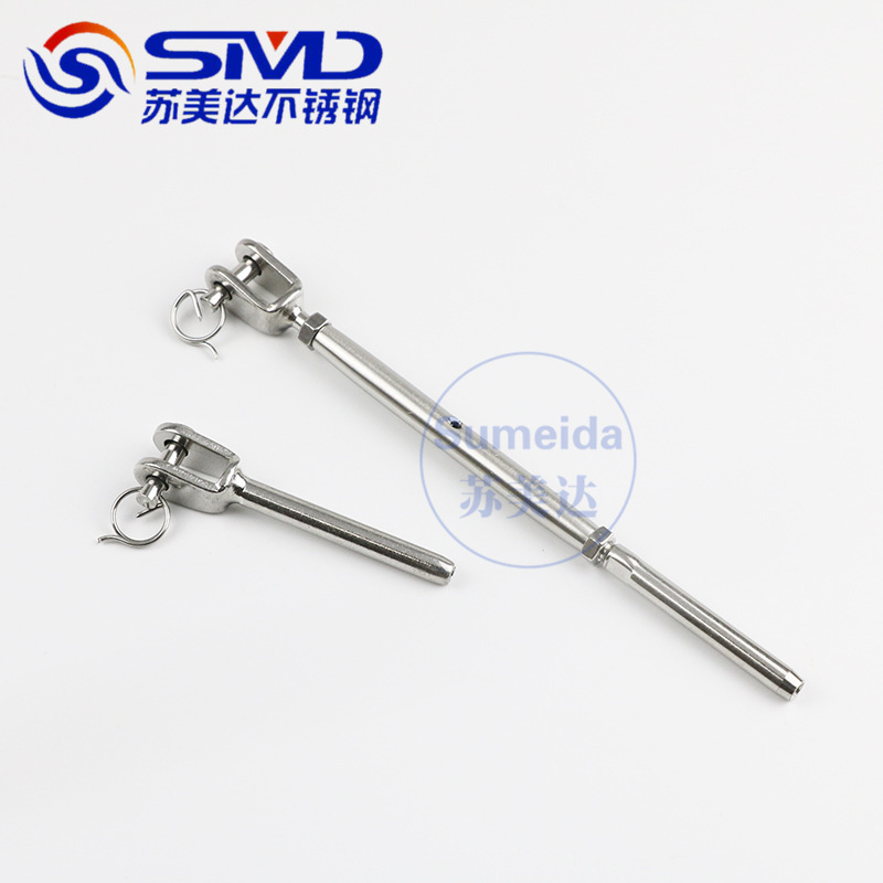 不锈钢遮阳护栏配件 叉杆花篮 接线器 钢丝绳配件