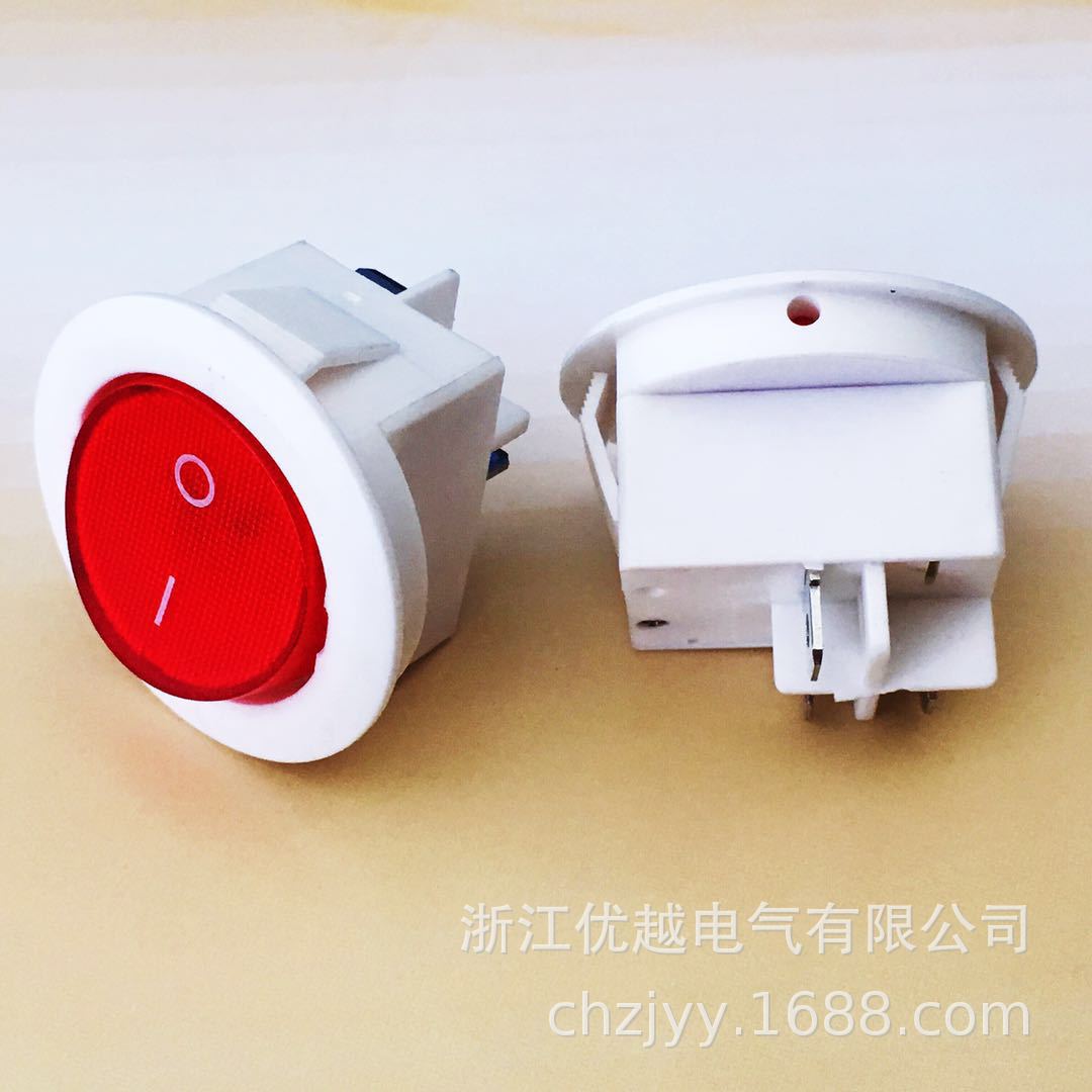 四脚过载保护器开关 圆形船型开关 方形船型开关 排插过载保护器