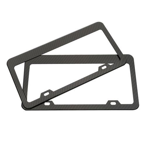 Cross-border Amazon US specification aluminum alloy car license plate frame license plate frame American stainless steel license plate modification
