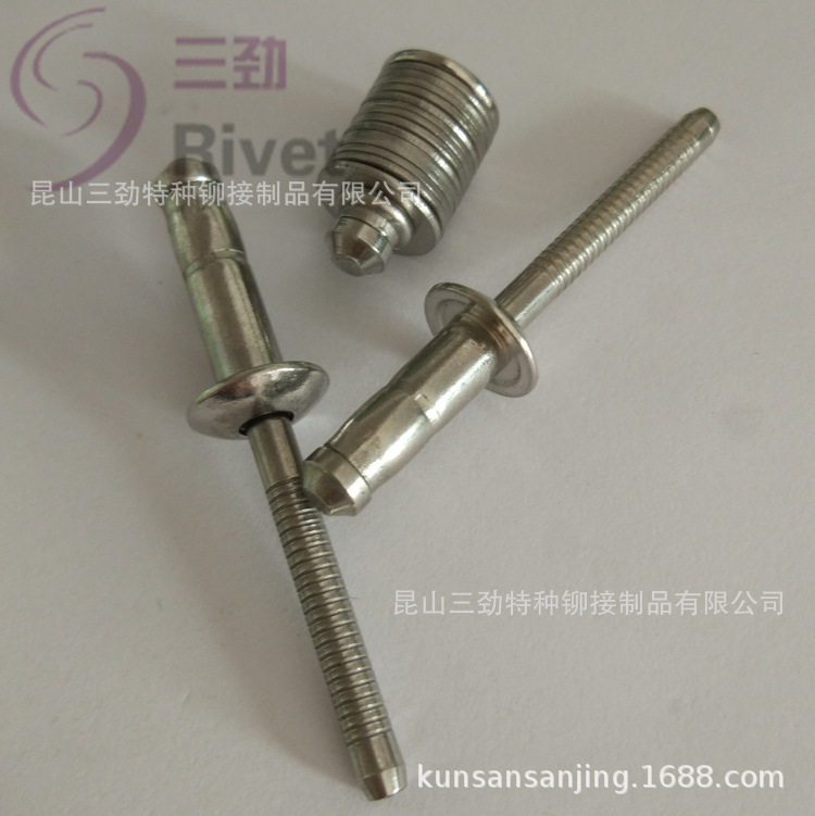 全钢海马型拉钉 304 316不锈钢海马抽芯拉铆钉结构型海马铆钉