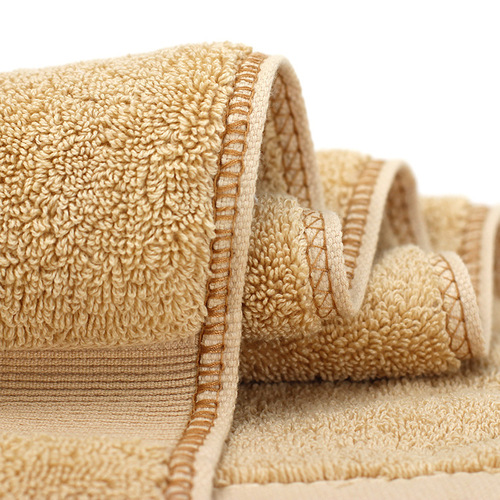 Cotton Thickened 650G Plain Color Slipper Bath Towel Square Towel Set of 3 for Hotels, Guesthouses, Import/Export, Beauty Salons