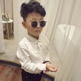 Демисезонная цветная рубашка подходит для мужчин и женщин, детская одежда, осенняя