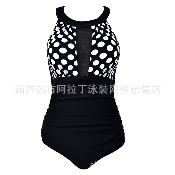 N9646-Black polka dot