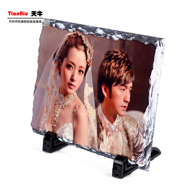 Cross-border thermal transfer slate blank coating thermal sublimation rock painting thermal transfer lithograph consumables photo frame ornaments Cross-border thermal transfer slate blank coating thermal sublimation rock painting thermal transfer lithograph consumables photo frame ornaments
