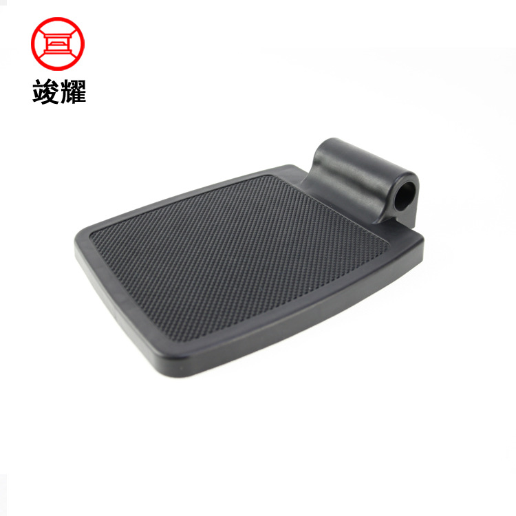 轮椅配件 8寸轮椅脚踏板批发尼龙PA塑料脚踏板脚托踏板厂家