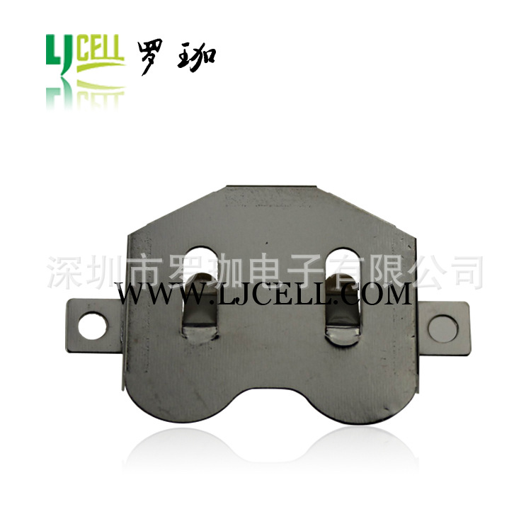 CR2450纽扣电池座 2450电池弹片贴片电池扣 2450插件环保电池夹