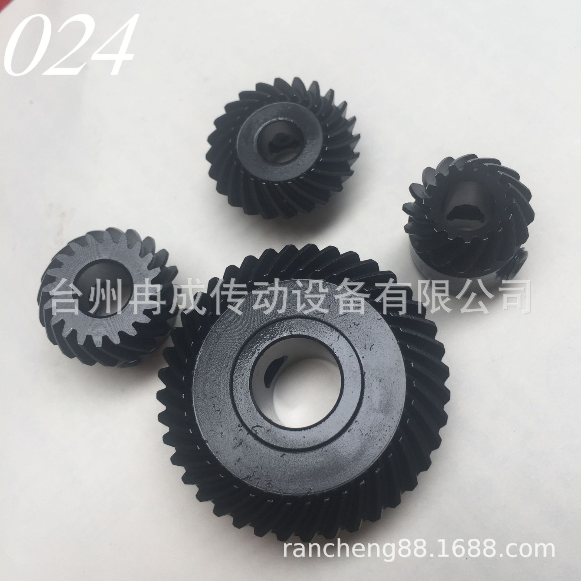 小模数螺旋伞齿轮 锥齿轮7级精度发黑处理罗拉车齿轮40Cr