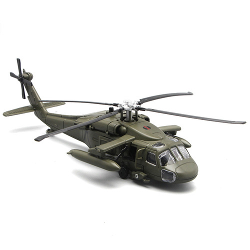 Huayi F64-3 Black Hawk armed helicopter alloy military model simulation fighter model collection-grade ornament