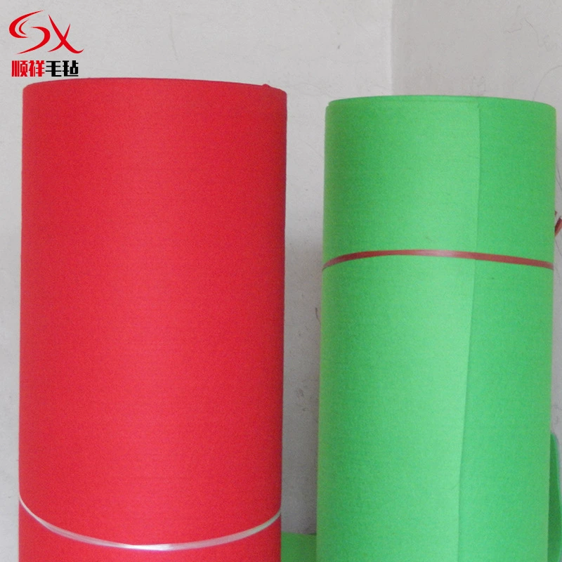 Оптовая Продажа с фабрики полированное химическое волокно цветной войлок иглопробивной нетканый материал маслопоглощающий DIY декоративный промышленный цветной войлок