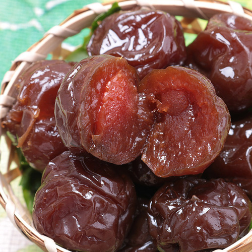 Jiamei Jiayingzi 500g Bulk Chaozhou Jiayingzi Plum Dried Snacks for Small Stalls and Supermarkets, Factory Wholesale