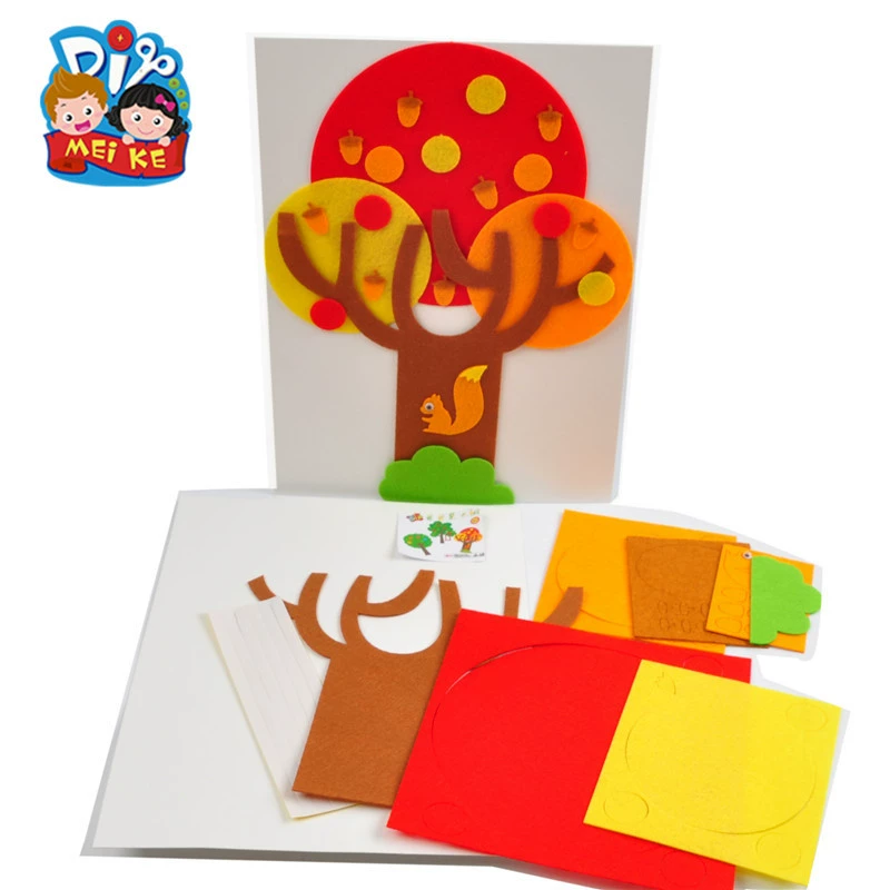 Fleece materials set non-woven cloth for kindergarten, DIY
