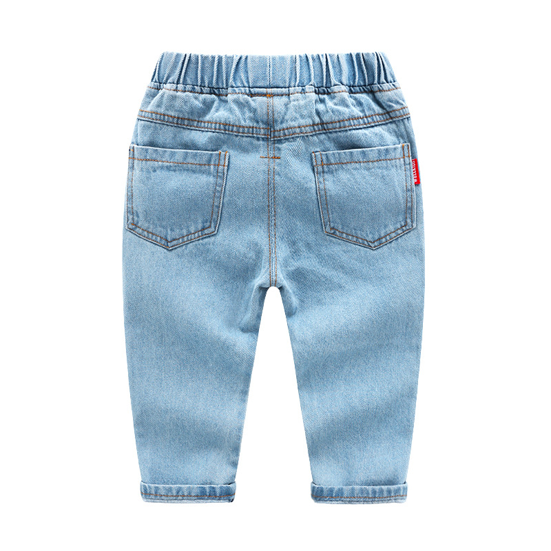 XUANMU Boys Jeans Spring Autumn New Fashion Baby all-match Foreign Style Long Pants Children's Casual Pants Trend XB082_voghion.com