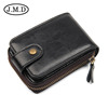 Card holder suitable for men and women, leather wallet, genuine leather, cowhide