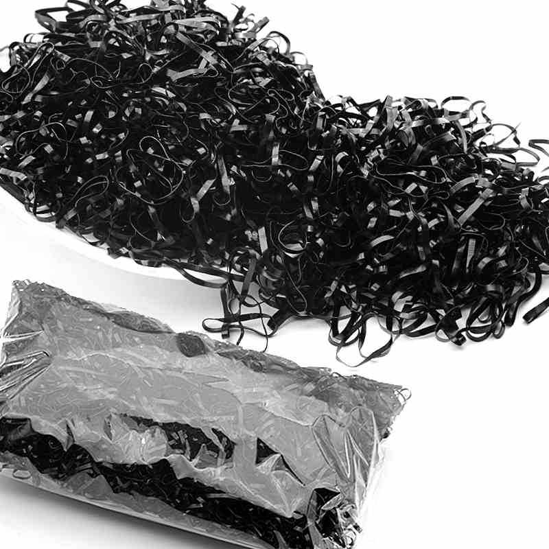 Los niños desechables lazo del pelo cuerda de pelo banda de goma grande banda de pelo fuerte tira de la banda de goma continua sin costura banda de pelo de alta elasticidad