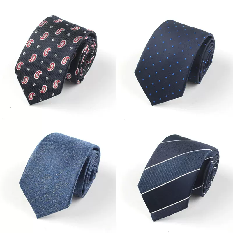 厂家直供商务休闲7厘米男士领带 职业正装西装服饰配件领带男批发