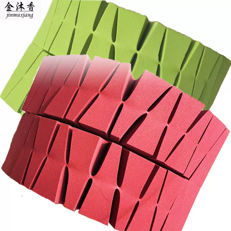 粉扑非乳胶亲水性粉扑聚氨酯泡水变大化妆粉扑24切 小梯形定妆