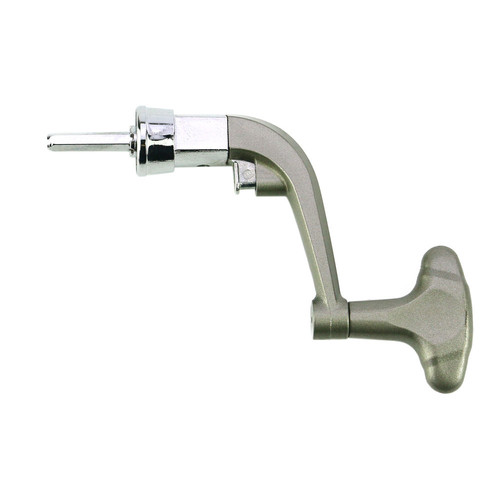 Large and medium-sized semi-metallic folding handle, black metal at the folding part, fishing rod arm