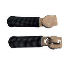 厂家批发5号反穿尼龙包胶拉头 正5号箱包服装拉头支持来样定 制