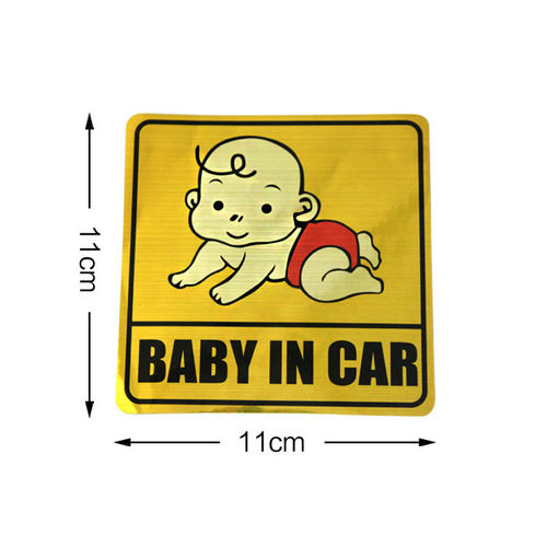 Car baby stickers baby in car baby car stickers car body stickers safety reminder stickers