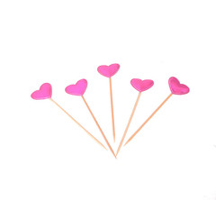 Flag and Banner Birthday Cake Baking Decor Party Peach Heart Flag Five-Pointed Star Snowflake Crown Five-Star Indoor