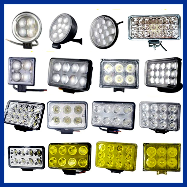 Modified electric car, agricultural headlights, LED lights