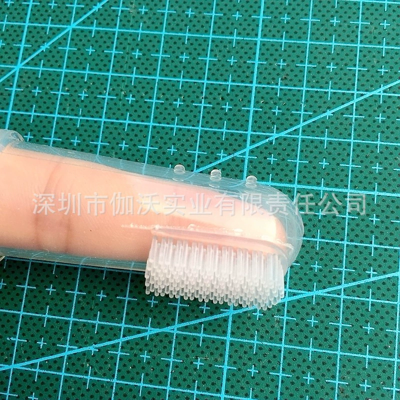 Transparent silicone toothbrush, oral care