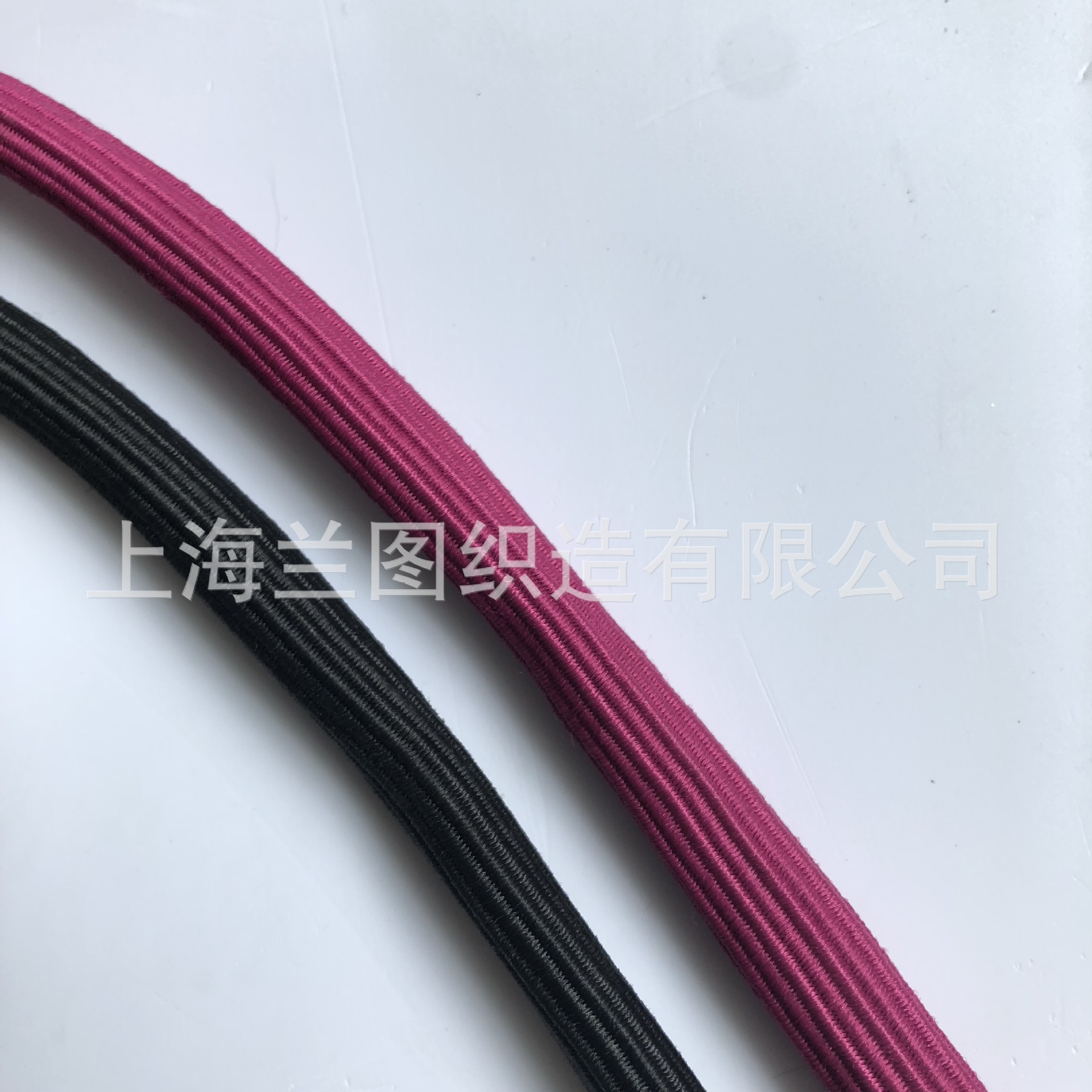 兰图批发花纹弹力绳彩色进口弹力绳7mm8mm皮筋高品质圆松紧绳手工