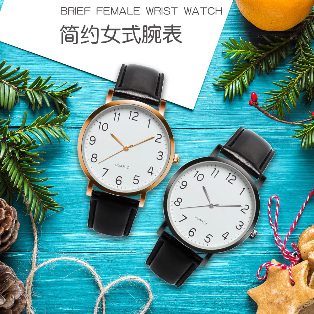 Reloj de moda simple para hombres y mujeres correa de reloj neutral 12 estudiante digital Reloj de comercio exterior entrega de una pieza