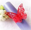 Direct selling butterfly napkin ring laser hollow napkin buckle wedding hotel paper towels and western food scarf buckle spot wholesale