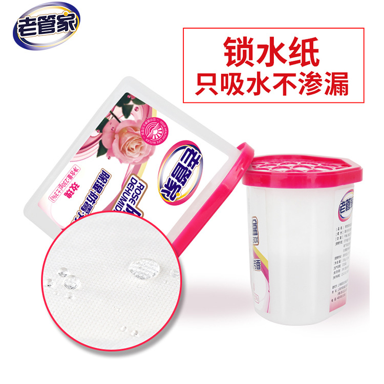 Factory Direct Sale Rose Dehumidifier for Indoor Wardrobe, Clothes Dryer, Room Mold and Humidity Prevention Absorbent Box