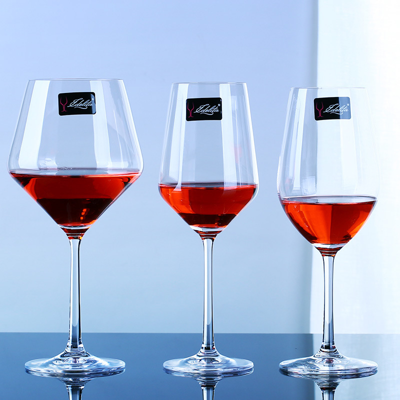 Venta al por mayor idlita copa de vino tinto copa de vino blanco copa de champán Gran Vidrio de Borgoña copa de cristal