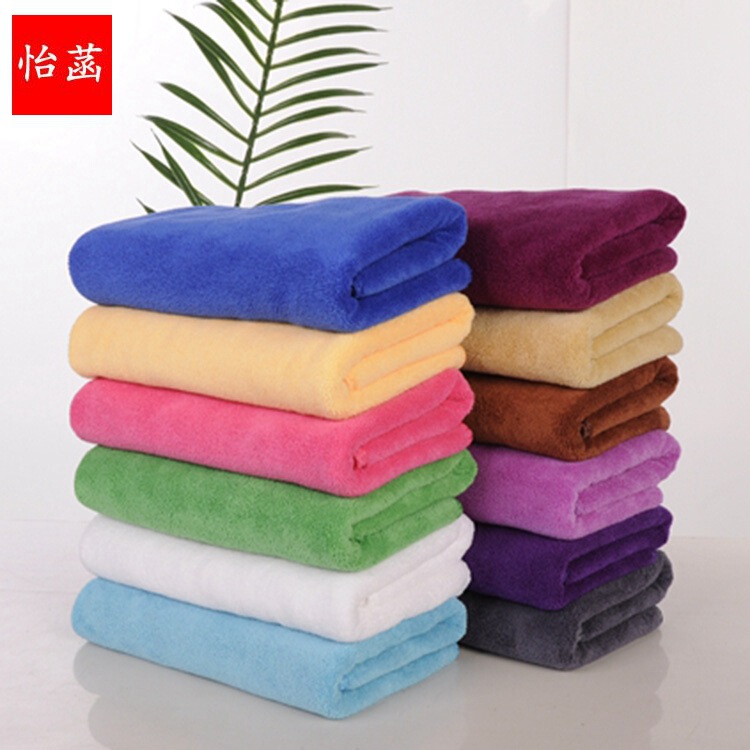 Wholesale Hotel Supplies Hotel Beauty Salon Polyester Brocade Towel Fabric Plain Towel Brushed Plain Towel for Hotel Use Wholesale Hotel Supplies Hotel Beauty Salon Polyester Brocade Towel Fabric Plain Towel Brushed Plain Towel for Hotel Use