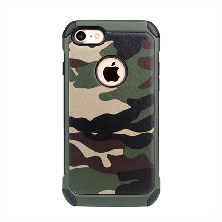For iPhone13/promax mobile phone case camouflage Apple 6/7/8Plus protective case silicone XR all-inclusive