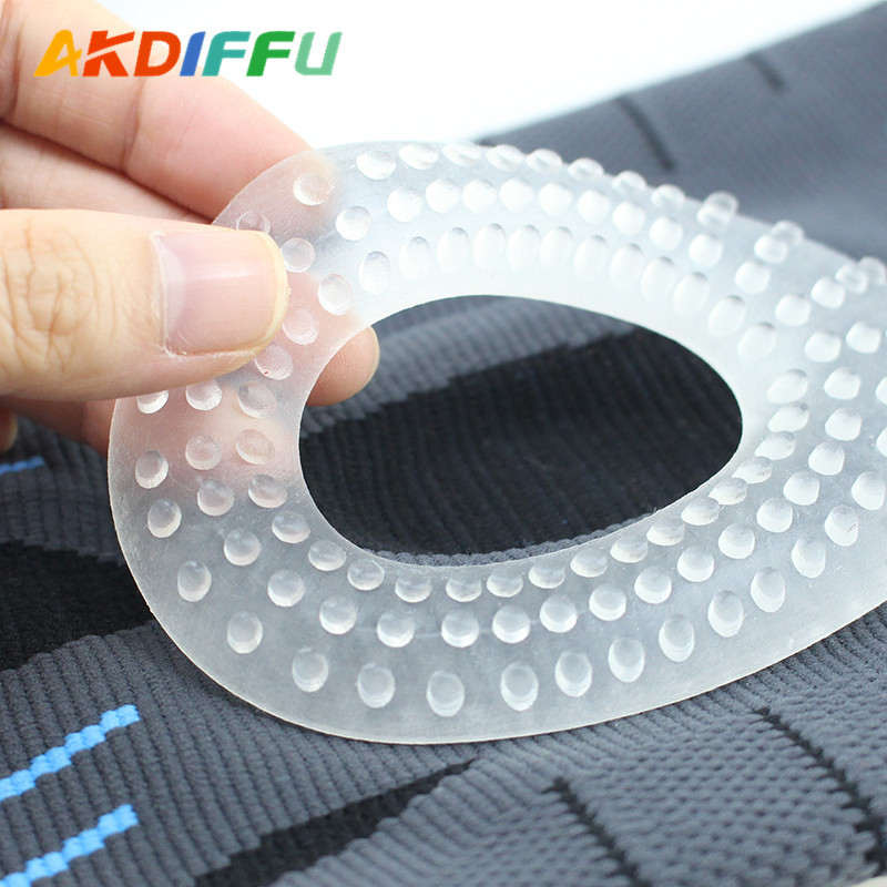 Deportes al aire libre protección de la rótula rodilla de cuatro lados elástico de punto engranaje de protección pie cesta fila deportes nylon rótula entrega de una sola pieza