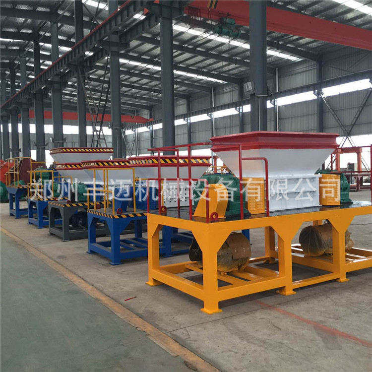 废旧金属撕碎机 型号全 质量好大型双轴撕碎机 轮胎撕碎机