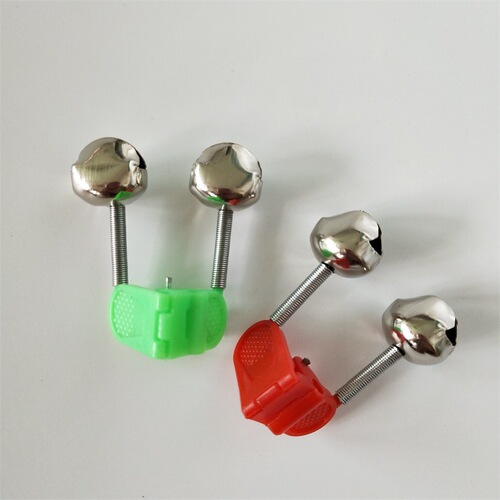 Fishing anti-falling sea pole bell fishing alarm metal craft straight twist clip bell fishing gear accessories