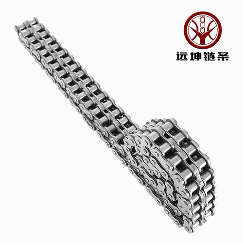 Manufacturer Direct Sales Roller Chain Manganese Steel Material Industrial Chain Single-Row Chain Supports Custom Length Chain Link Connector