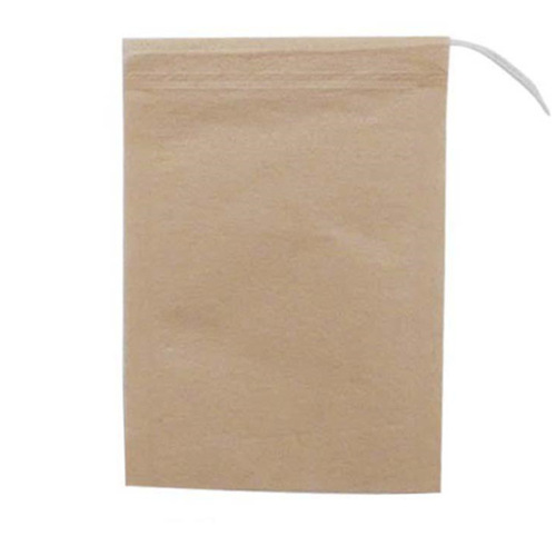 100 pieces of 6*8cm filter paper threaded tea bags, disposable wood pulp paper medicine powder filter bags, empty tea bags