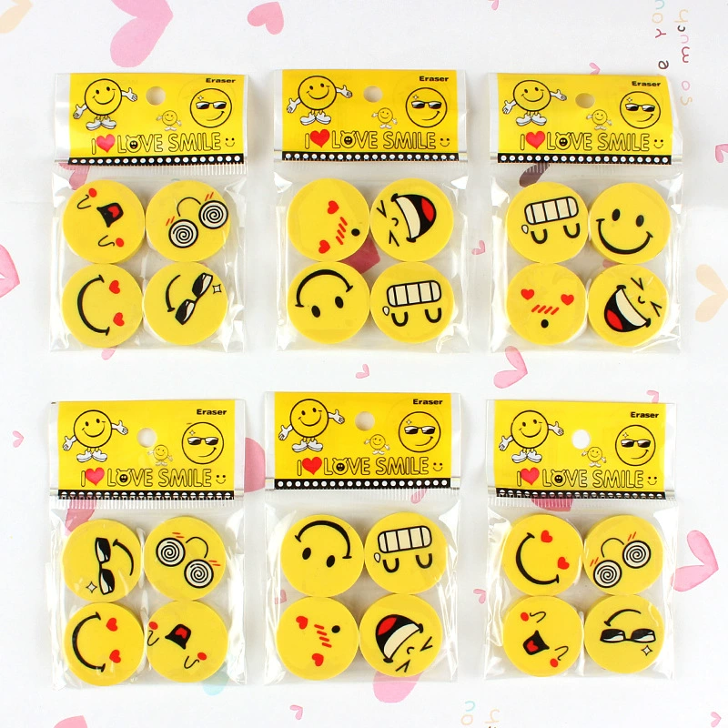 Мини-ластики со смайликами набор
